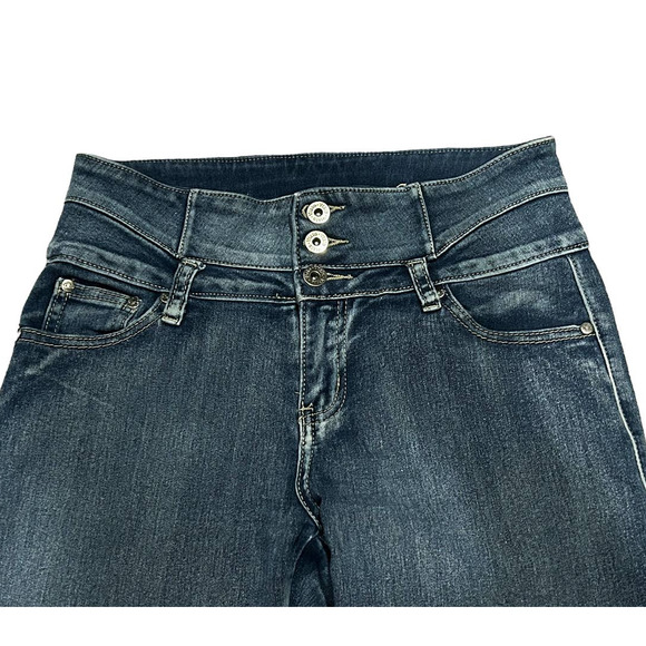 Vizio Studio Dark Wash Mid-Rise Jeans Womens Size 6 - Picture 3 of 9